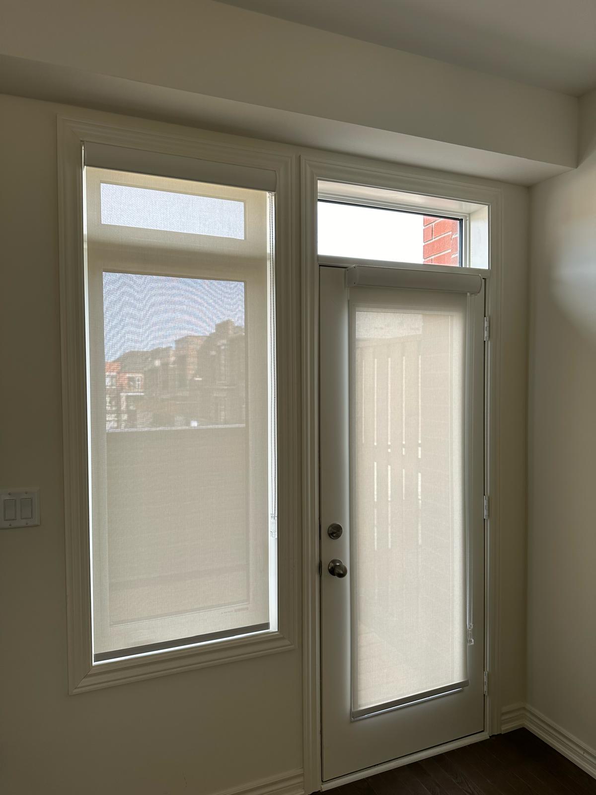 Real wood blinds in a heritage home in downtown Barrie